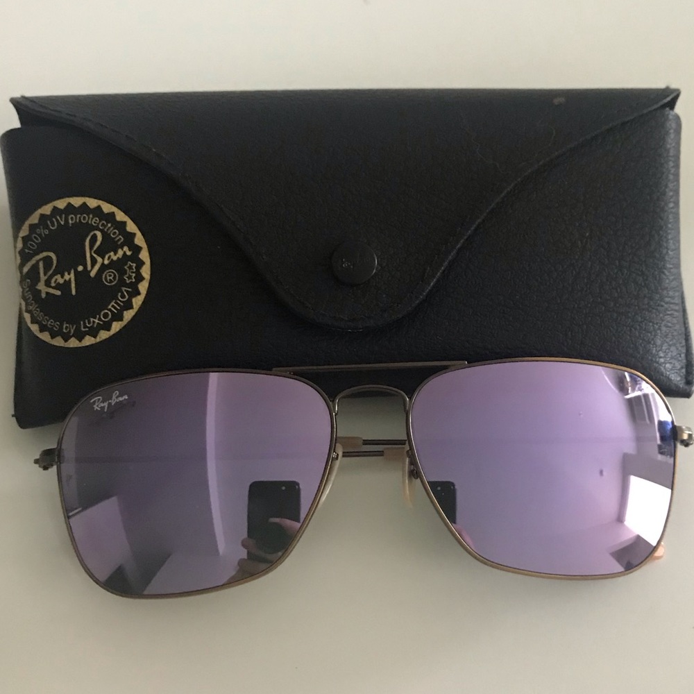 Reflective women’s ray bans